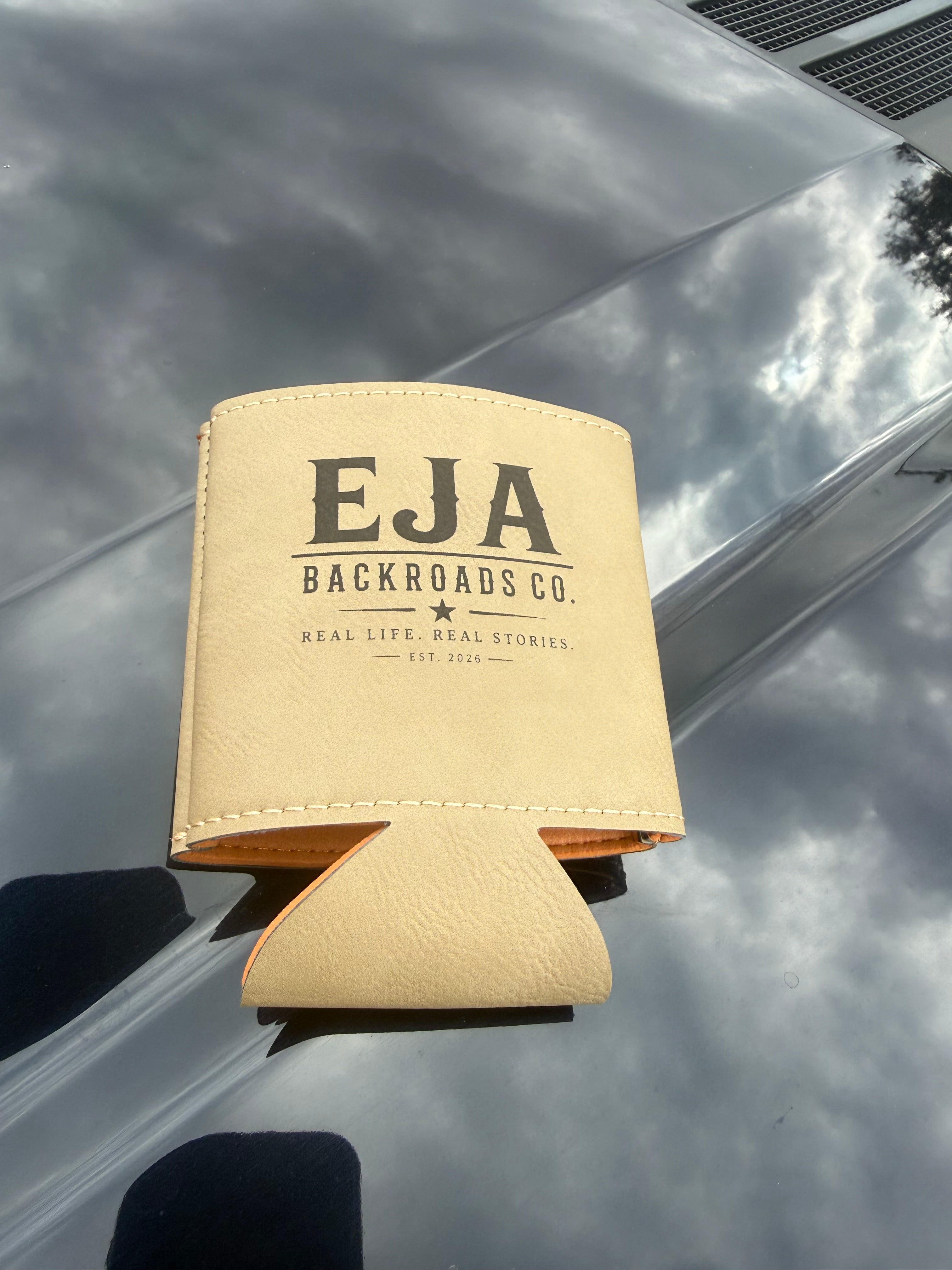 EJA Backroads Co. Premium Leatherette Can Cooler